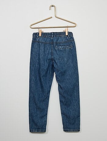 Jeans comfort, larghi, con elastico in vita - Kiabi