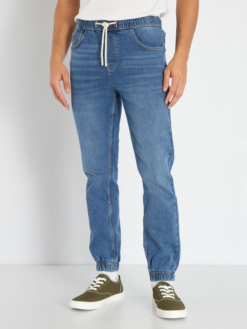 Jeans joggers con vita elasticizzata BLU Kiabi 25.00€