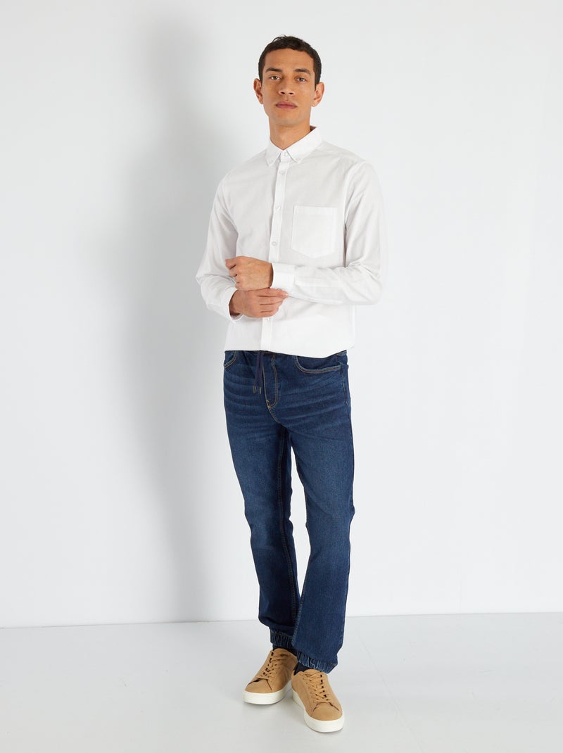 Jeans joggers con vita elasticizzata BLU - Kiabi