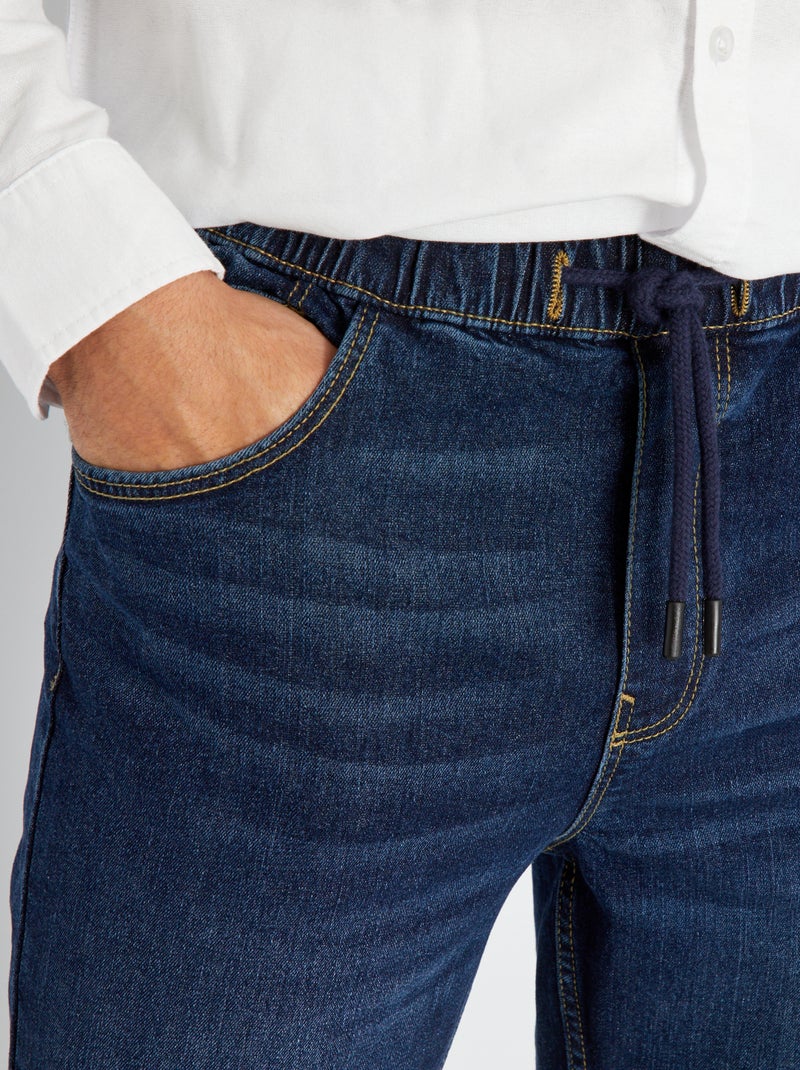 Jeans joggers con vita elasticizzata BLU Kiabi 25.00€