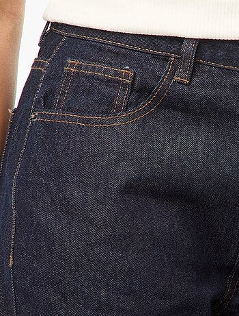 Jeans large vita alta 5 tasche