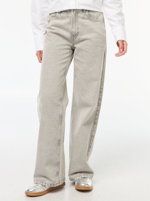 Jeans large vita alta 5 tasche - Kiabi