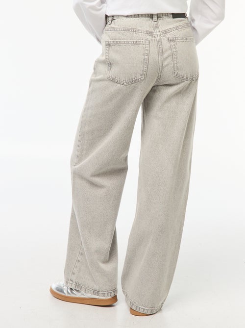 Jeans large vita alta 5 tasche - Kiabi