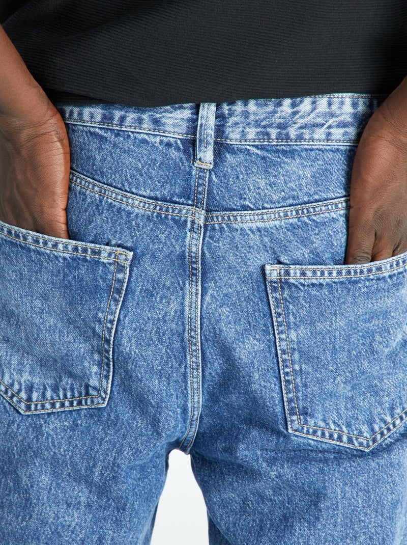 Jeans Da Skate Larghi Uomo 360 Clothing – Modello 274, Blu Anni '90, Vita Media, Lavabili - Foto 2
