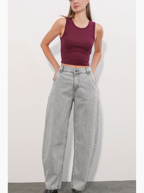 Jeans larghi a vita alta bdart - Kiabi Jeans larghi a vita alta bdart - Kiabi