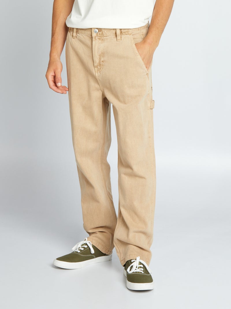 Jeans larghi BEIGE - Kiabi
