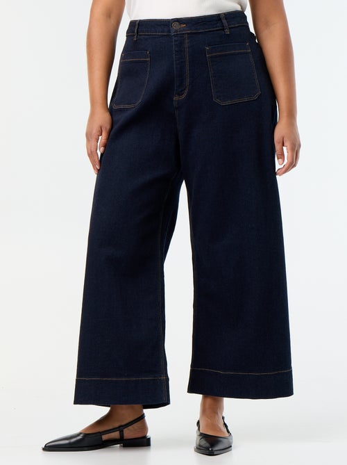Jeans larghi con tasche applicate - Kiabi