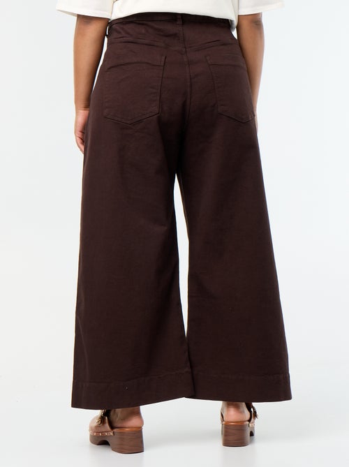 Jeans larghi con tasche applicate - Kiabi