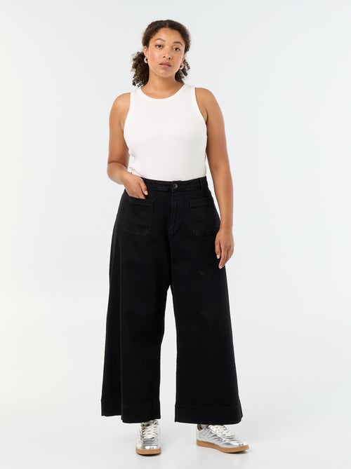 Jeans larghi con tasche applicate - Kiabi