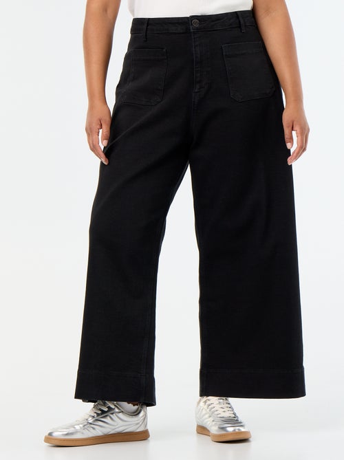 Jeans larghi con tasche applicate - Kiabi