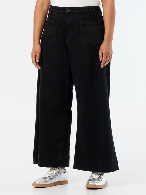 Jeans larghi con tasche applicate - Kiabi