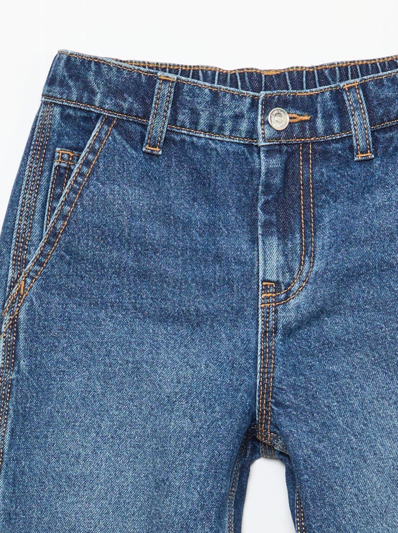 Jeans larghi con tasche grandi Blu - Kiabi