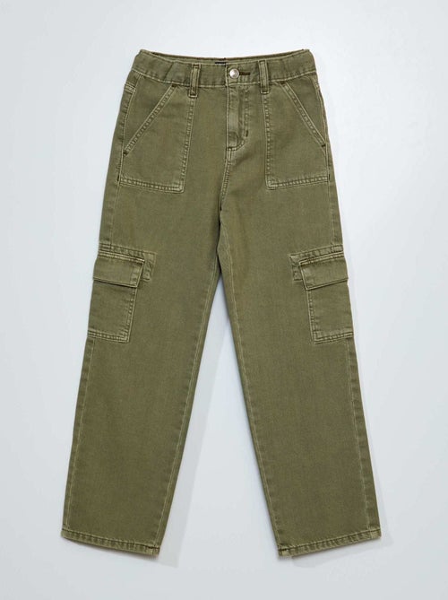 Jeans larghi con tasche laterali - Kiabi