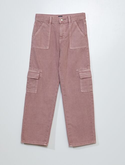 Jeans larghi con tasche laterali - Kiabi