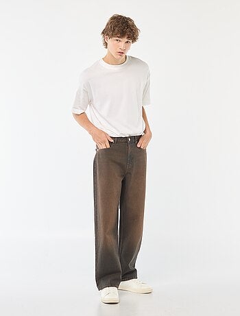 Jeans larghi modello baggy 5 tasche