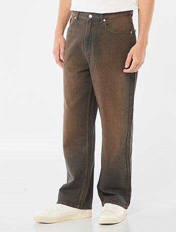 Jeans larghi modello baggy 5 tasche