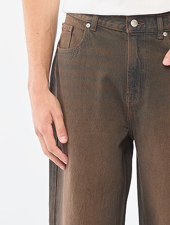 Jeans larghi modello baggy 5 tasche