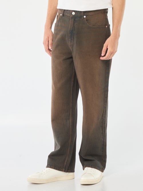 Jeans larghi modello baggy 5 tasche - Kiabi