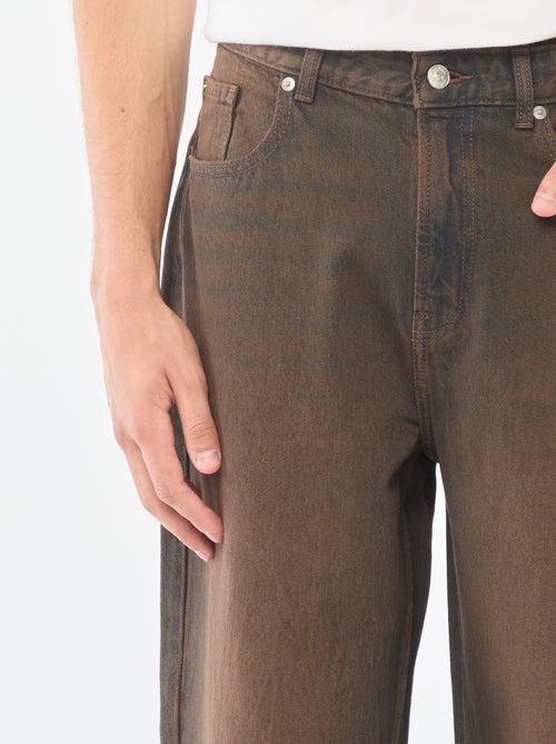 Jeans larghi modello baggy 5 tasche - Kiabi