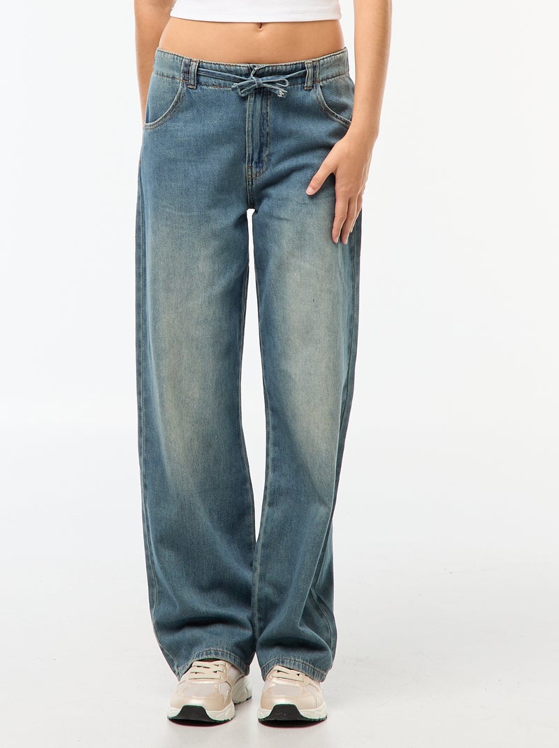 Jeans larghi modello baggy Blu - Kiabi