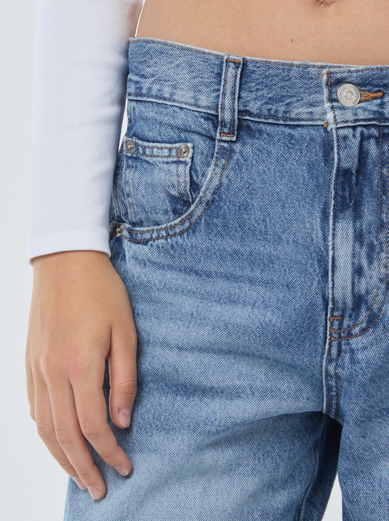 Jeans larghi taglio a palloncino Blu - Kiabi