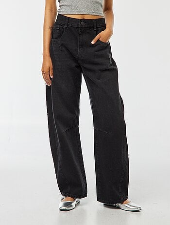 Jeans larghi taglio a palloncino
