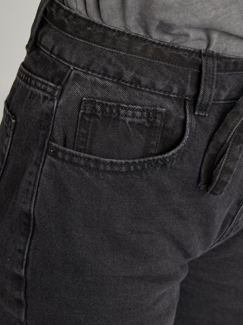 Jeans larghi / wide leg a vita alta GRIGIO - Kiabi