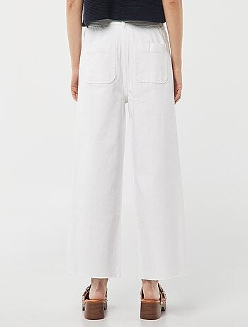 Jeans larghi / wide leg apertura per bottoni fantasia -