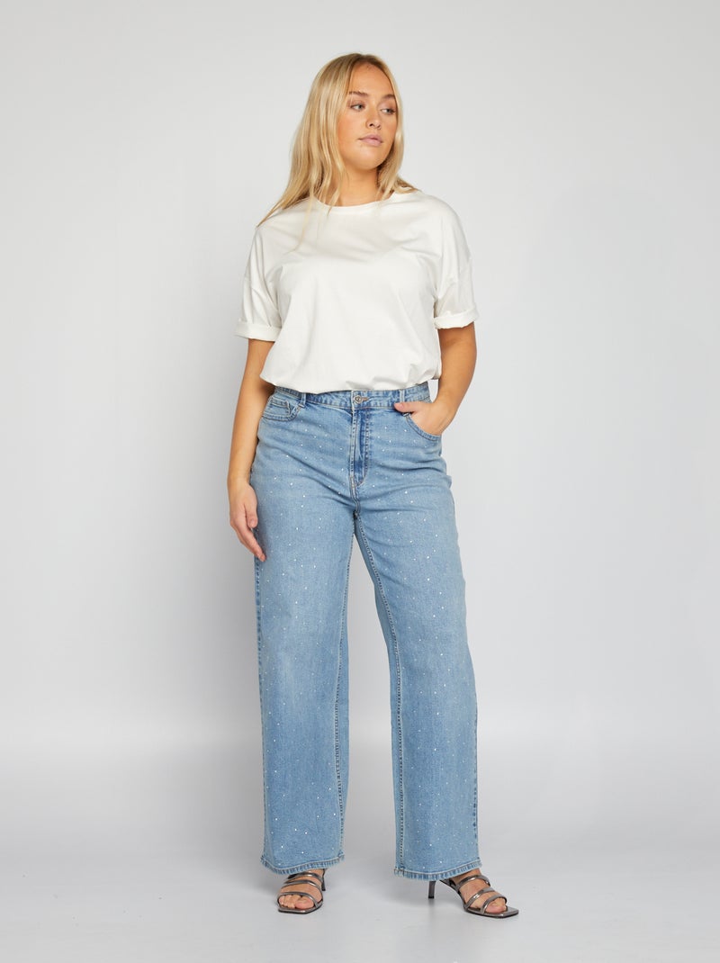Jeans larghi / wide leg BLU - Kiabi