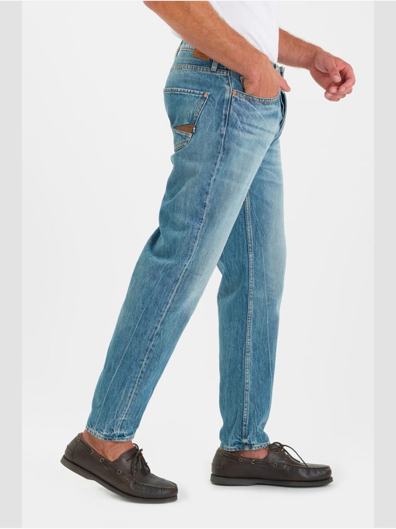 Jeans loose, taglio largo 1999, lunghezza 34 Blu - Kiabi