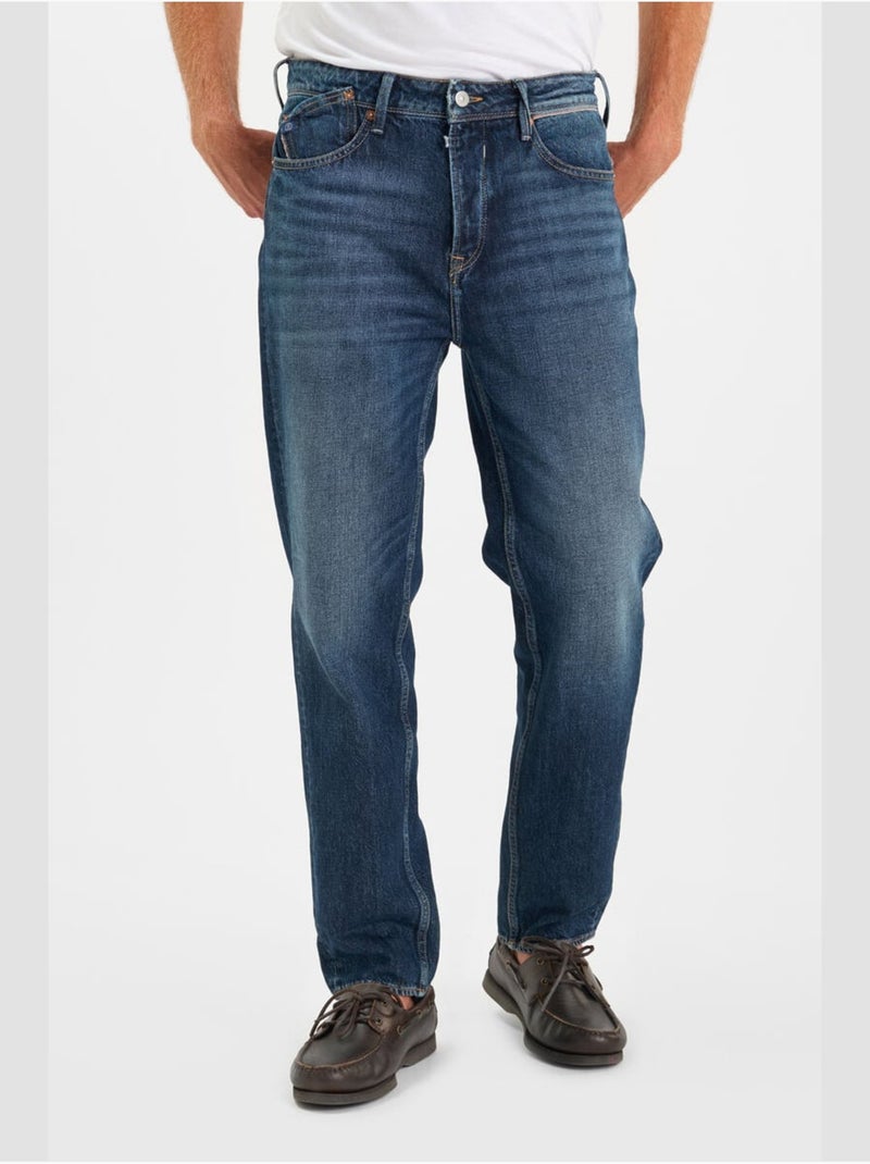 Jeans loose, taglio largo 1999, lunghezza 34 Blu - Kiabi