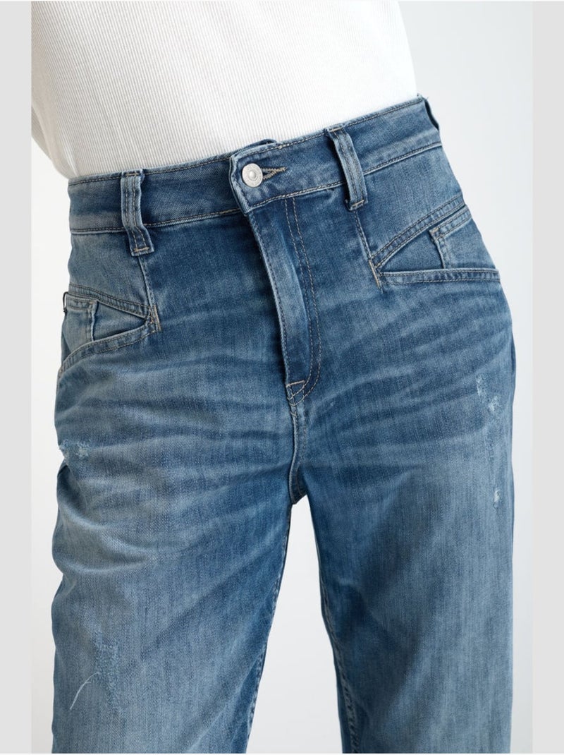 Jeans loose, taglio largo , 7/8 Blu - Kiabi