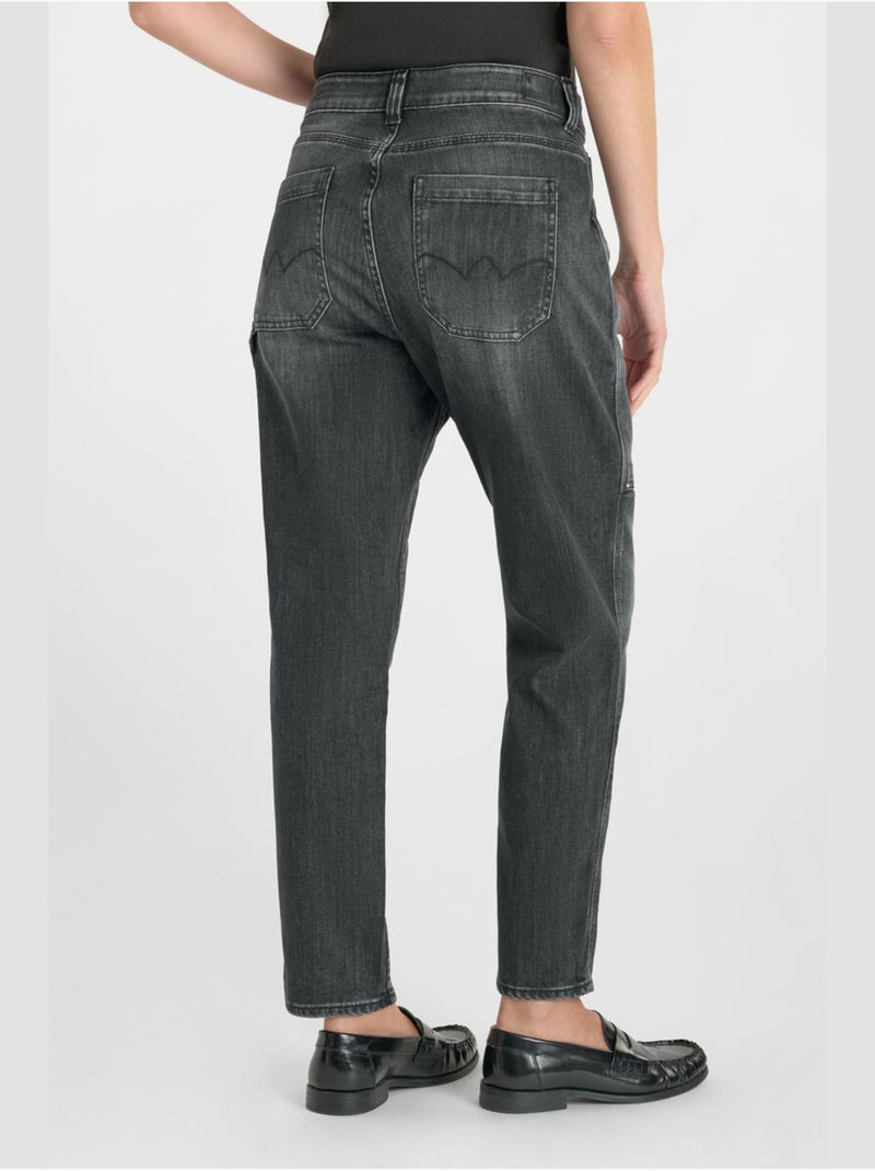 Jeans loose, taglio largo , 7/8 Nero - Kiabi