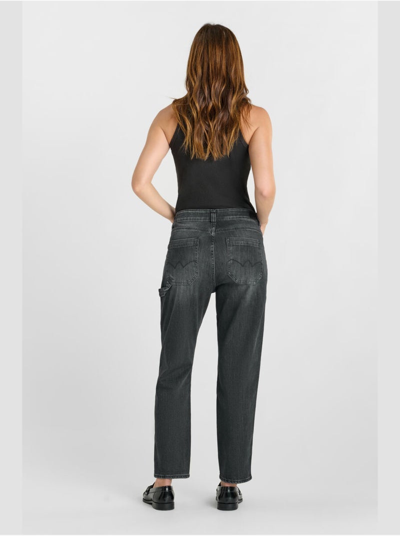 Jeans loose, taglio largo , 7/8 Nero - Kiabi