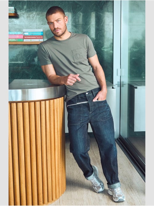 Jeans loose, taglio largo hobo, lunghezza 34 - Kiabi Jeans loose, taglio largo hobo, lunghezza 34 - Kiabi