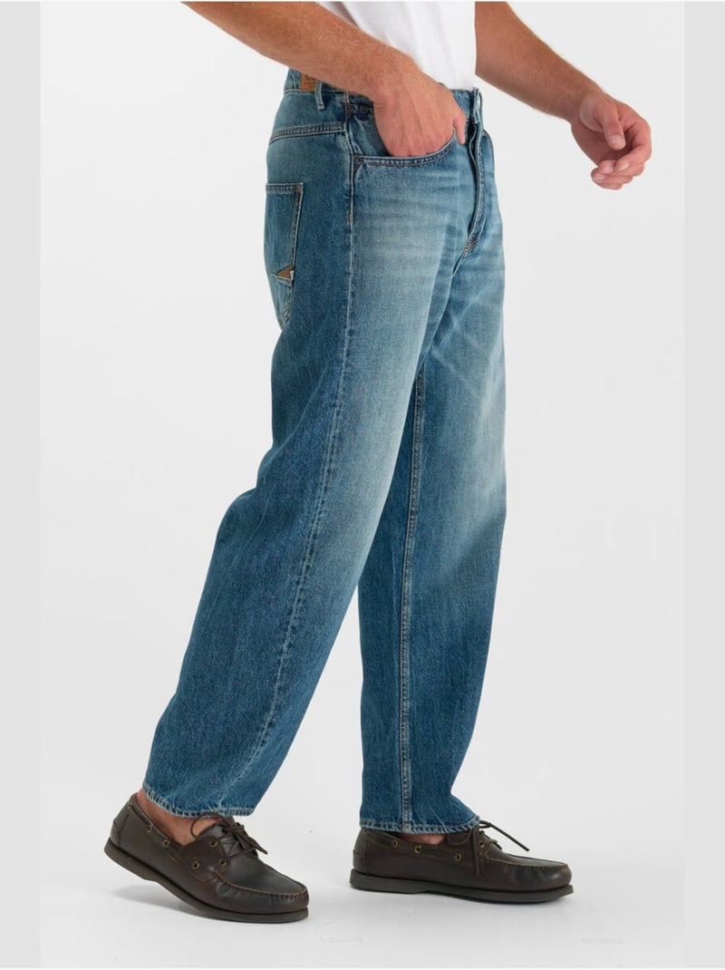 Jeans loose, taglio largo HOBO, lunghezza 34 Blu - Kiabi