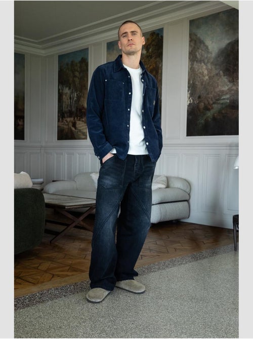 Jeans loose, taglio largo ludolf, lunghezza 34 - Kiabi Jeans loose, taglio largo ludolf, lunghezza 34 - Kiabi