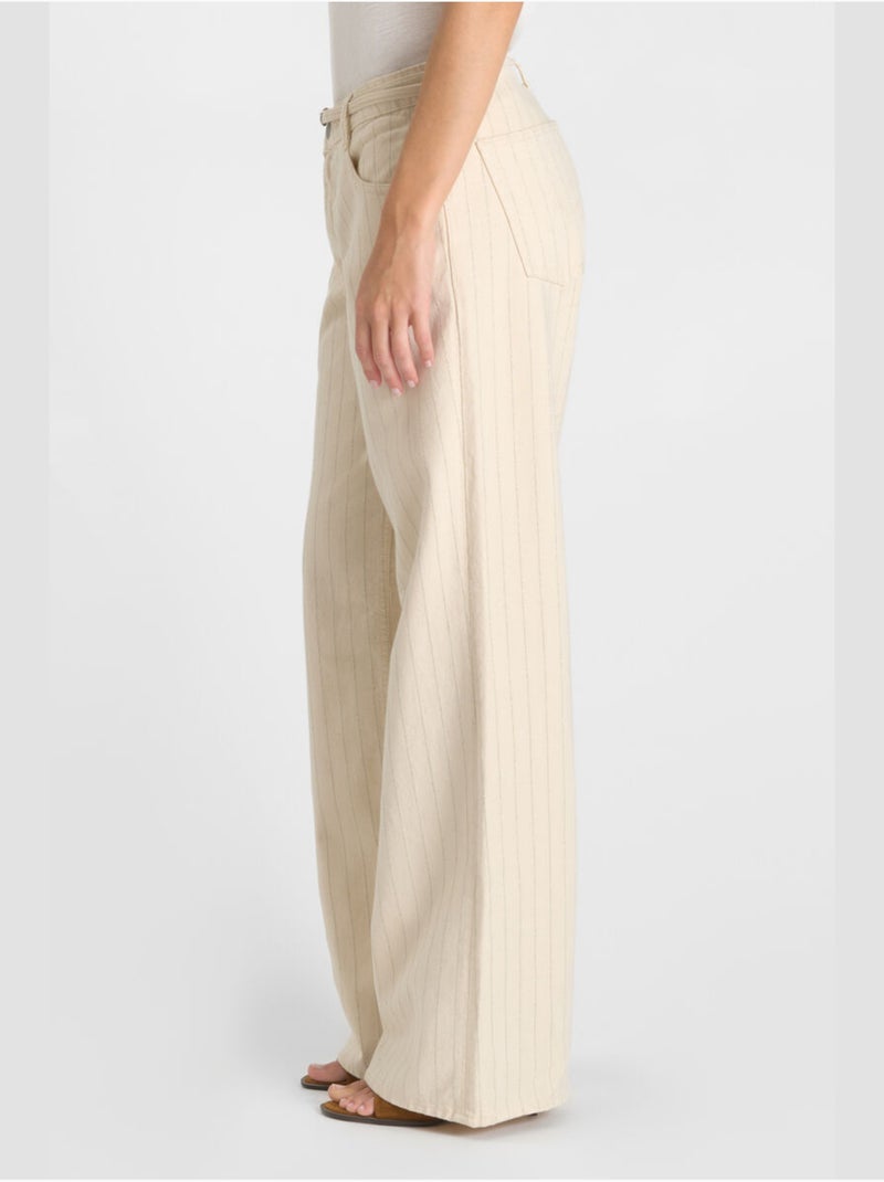 Jeans loose, taglio largo , lunghezza 34 Beige - Kiabi