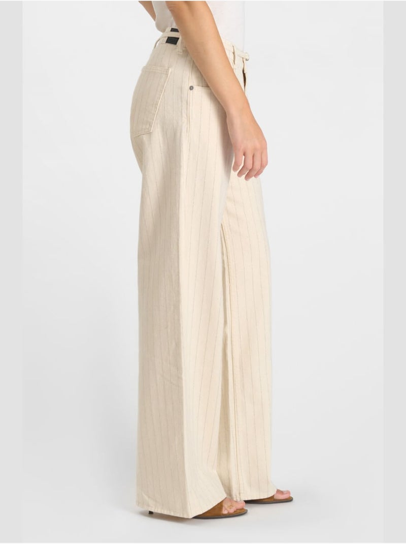 Jeans loose, taglio largo , lunghezza 34 Beige - Kiabi