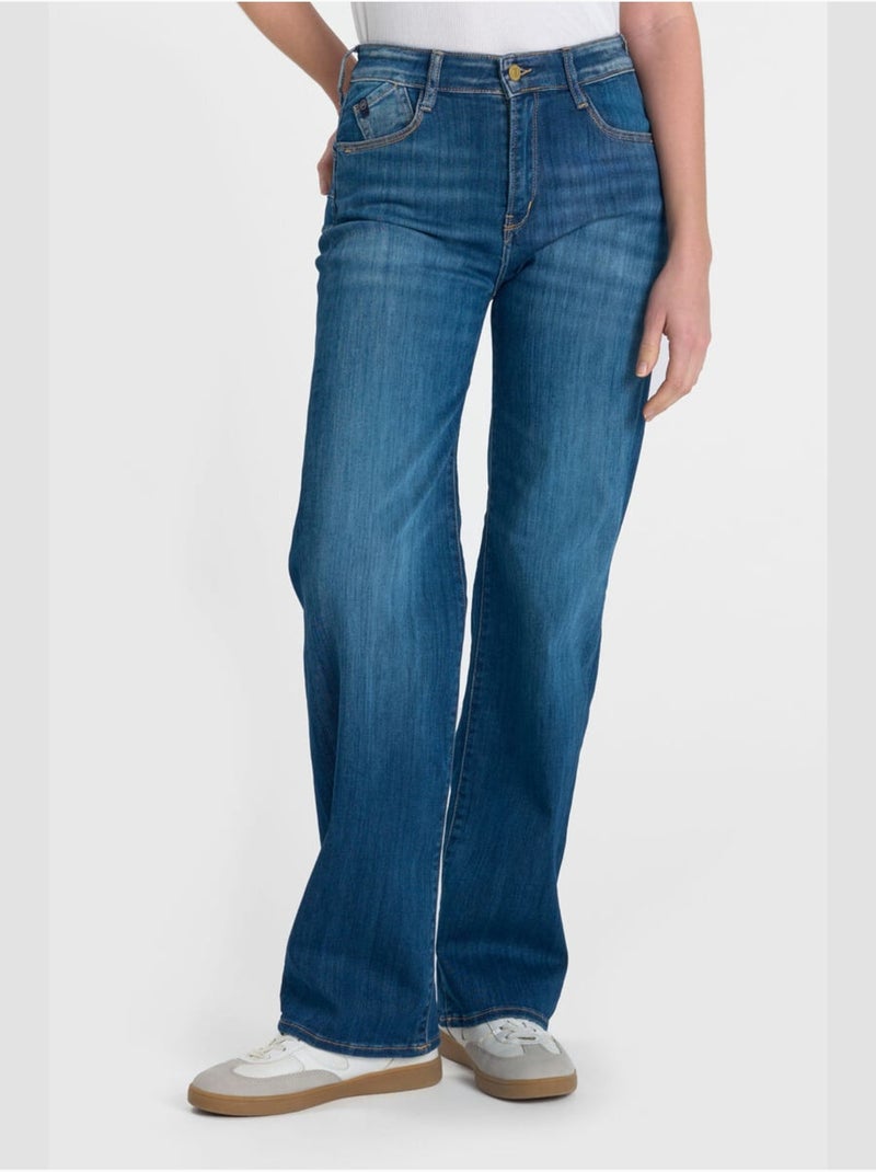 Jeans loose, taglio largo , lunghezza 34 Blu - Kiabi