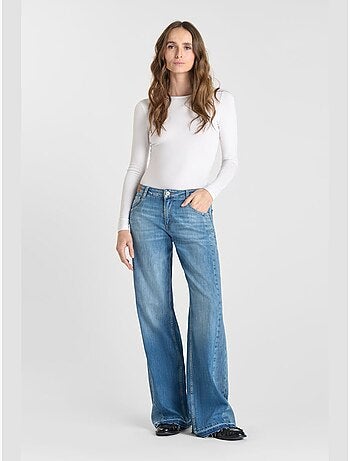 Jeans loose, taglio largo , lunghezza 34