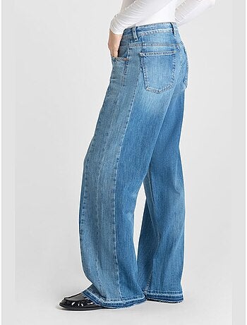 Jeans loose, taglio largo , lunghezza 34