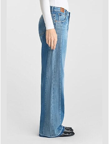 Jeans loose, taglio largo , lunghezza 34