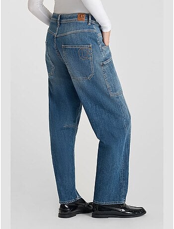 Jeans loose, taglio largo , lunghezza 34