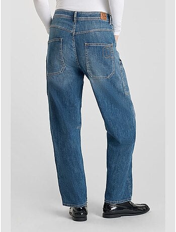 Jeans loose, taglio largo , lunghezza 34