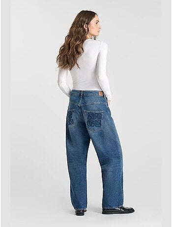Jeans loose, taglio largo , lunghezza 34