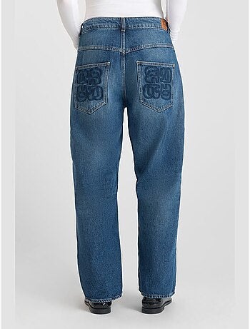Jeans loose, taglio largo , lunghezza 34