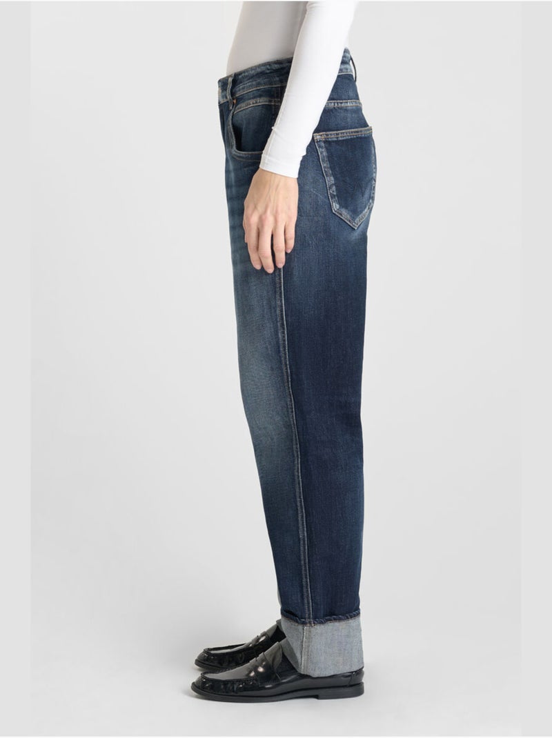 Jeans loose, taglio largo , lunghezza 34 Blu - Kiabi