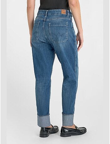 Jeans loose, taglio largo , lunghezza 34
