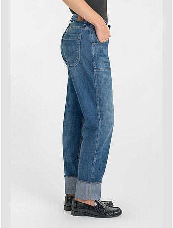 Jeans loose, taglio largo , lunghezza 34